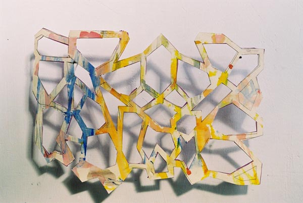 sjabloon met schaduw, 2005, waterverf op papier, 24 x 29 cm