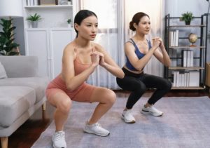 Squatten Vrouwen Sporten