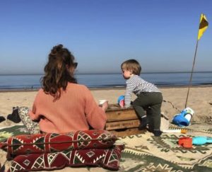 Vrouw Kind Sam Hagens