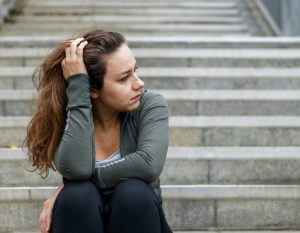 Vrouw Verdriet Depressie